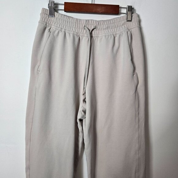 Athleta Size XXS Retroterry Mid-Rise Jogger Pants Pull-On Terry Tan - Picture 2 of 11